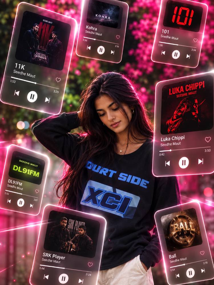🎧 Neon Playlist Vibes Poster