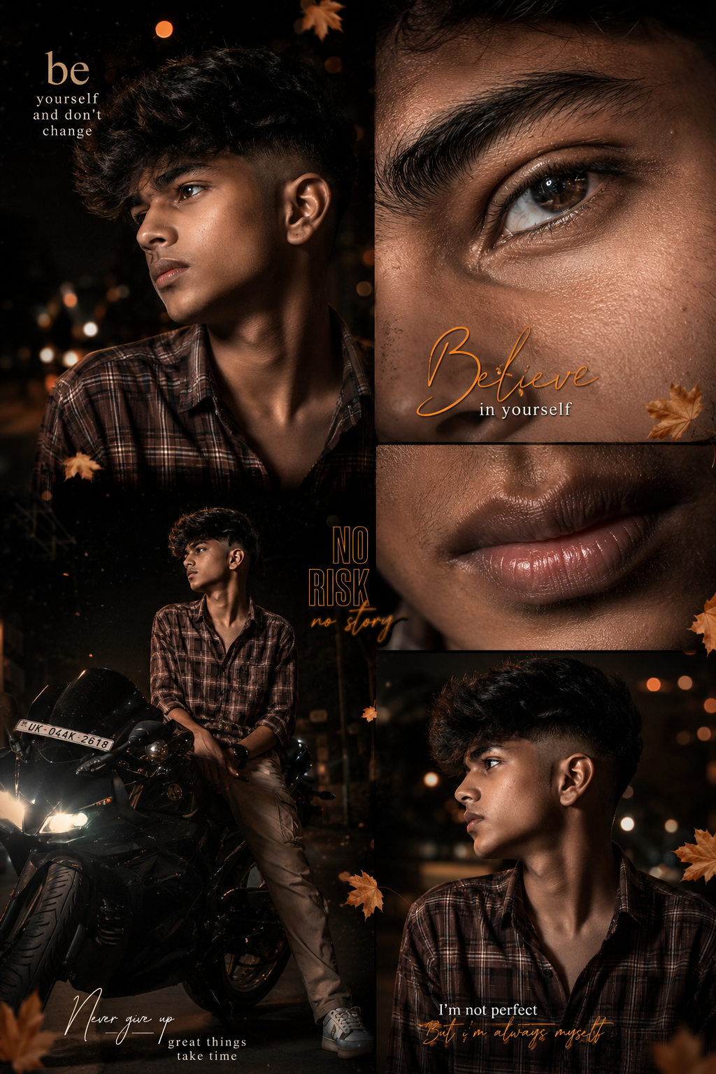 Midnight Soul Collage — AI image prompt example