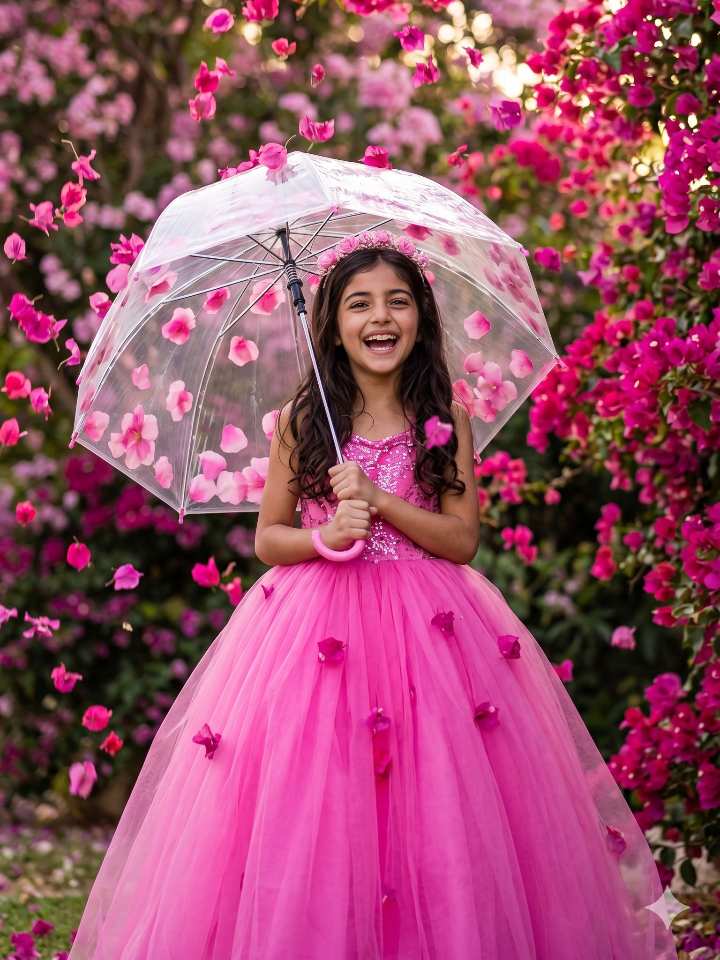 The Petal-Kissed Princess — AI image prompt example