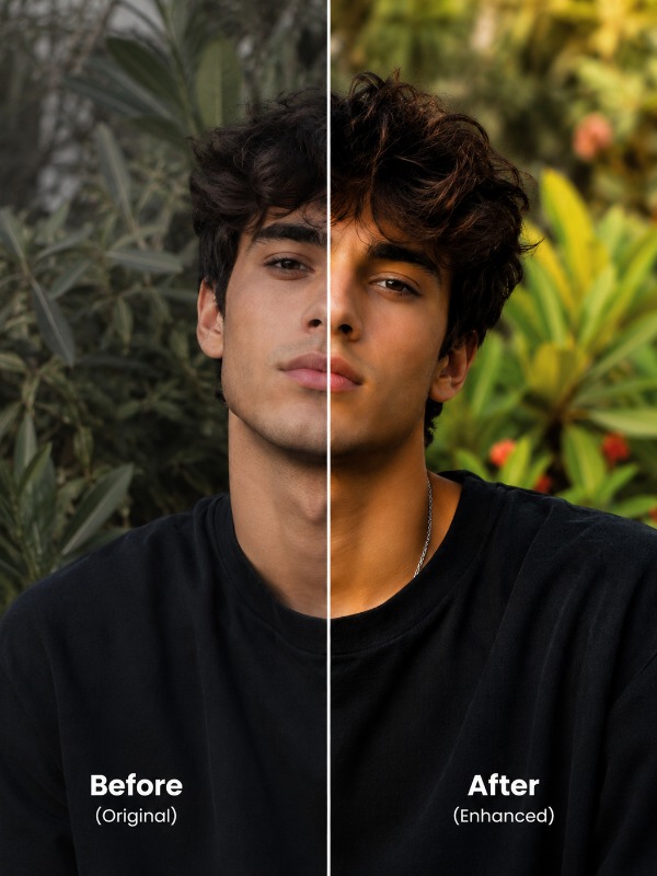 REMINI-Ultra-HD Natural Portrait Enhancement — AI image prompt example