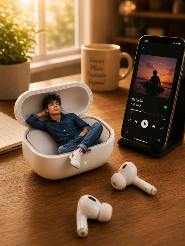 Tiny Tunes Hideaway — AI image prompt example