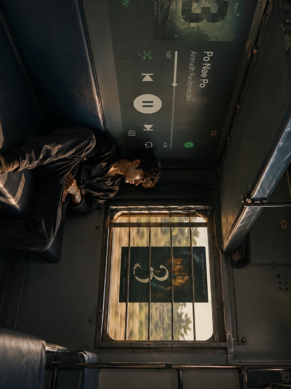 Cinematic Train Journey Music Poster — AI image prompt example