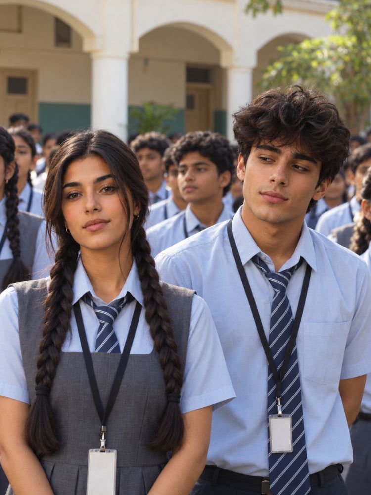 Nostalgic School Love – Secret Crush During Morning Assembly back to School | Back to School