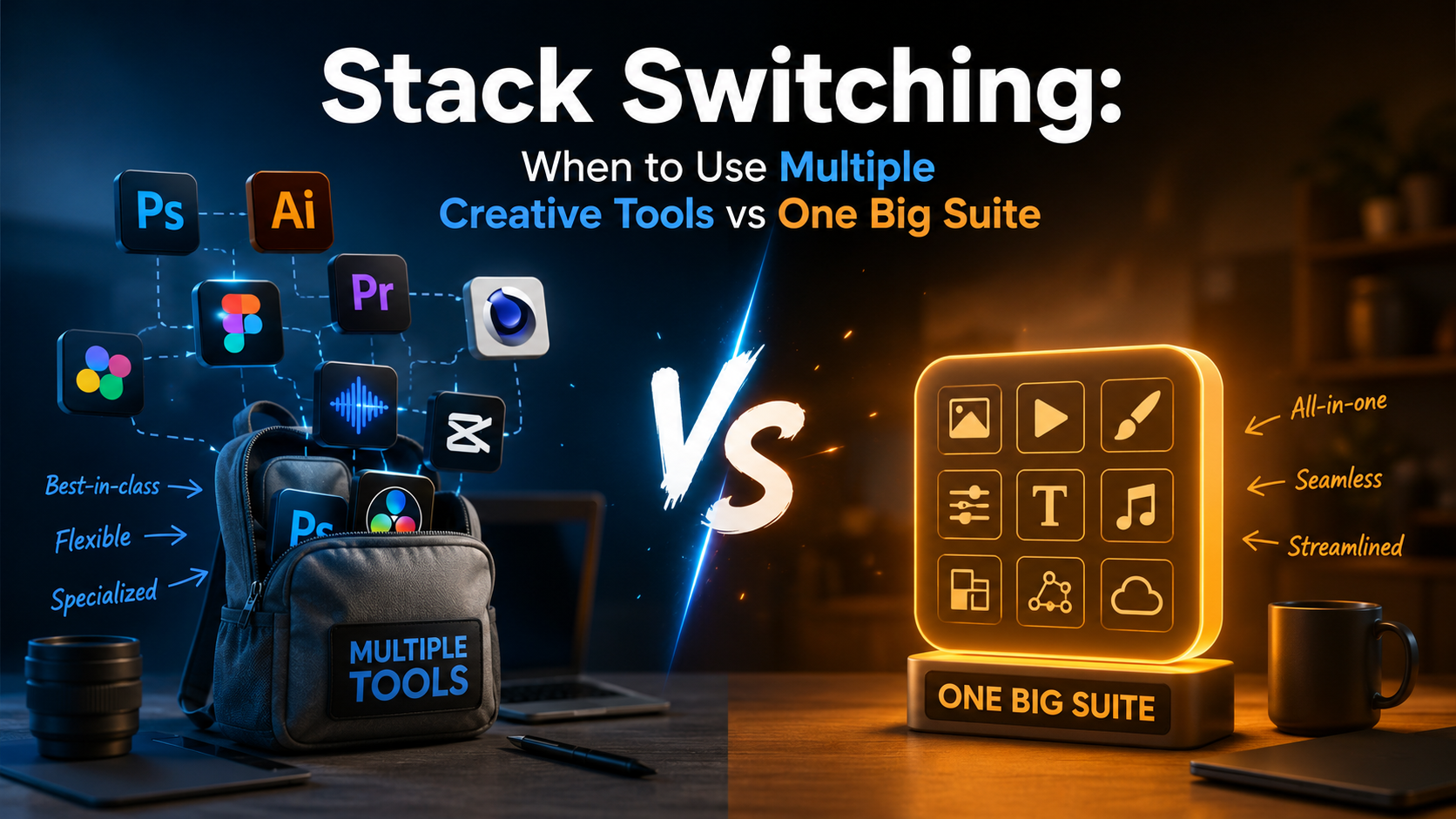 Stack Switching: When to Use Multiple Creative Tools vs One Big Suite